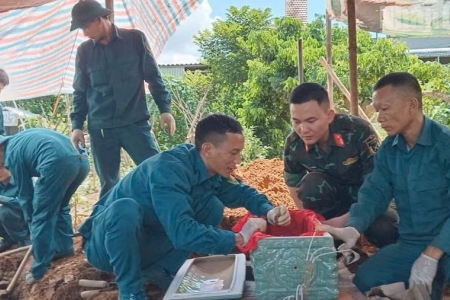Sơn La quy tập 2 hài cốt liệt sĩ tại xã Chiềng Khoong