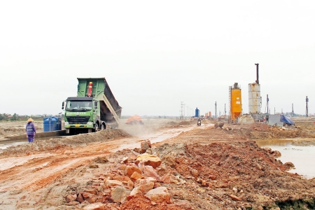 Bắc Ninh cấp phép khai thác mỏ đất san lấp phục vụ dự án kết nối sân bay Gia Bình với Thủ đô Hà Nội