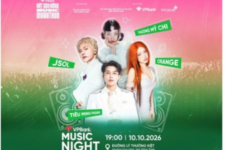 VPBank Đất Sen Hồng Music Marathon 2026 lộ dàn line-up gây sốt