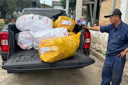 An Giang: Tiêu hủy lô hàng cấm và hàng giả mạo nhãn hiệu trị giá hơn 520 triệu đồng