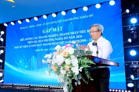 Hà Nội: Phường Nghĩa Đô biểu dương 60 doanh nghiệp, hộ kinh doanh tiêu biểu