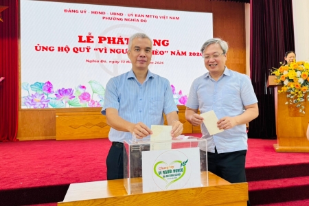 Hà Nội: Phường Nghĩa Đô lan tỏa tinh thần sẻ chia, chung tay chăm lo người có hoàn cảnh khó khăn
