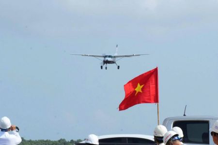 Cảng hàng không Quảng Trị thực hiện chuyến bay kỹ thuật đầu tiên
