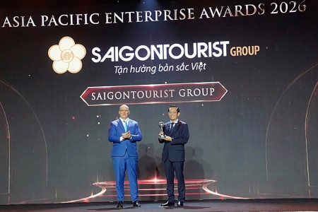 Saigontourist Group được vinh danh “Thương hiệu Truyền cảm hứng” tại APEA 2026