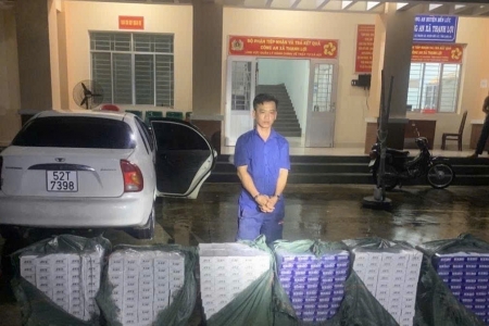 Tây Ninh: Bắt quả tang 3 đối tượng vận chuyển hơn 114.000 bao thuốc lá điếu nhập lậu