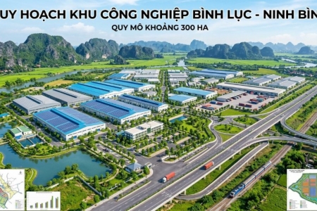 Ninh Bình quy hoạch Khu công nghiệp Bình Lục khoảng 300 ha