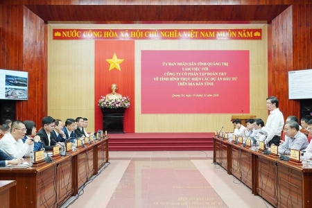 Quảng Trị phối hợp cùng Tập đoàn T&T tháo gỡ vướng mắc, đẩy nhanh các dự án then chốt