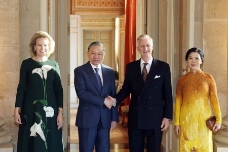 Tổng Bí thư, Chủ tịch nước Tô Lâm hội kiến Nhà vua Vương quốc Bỉ Philippe