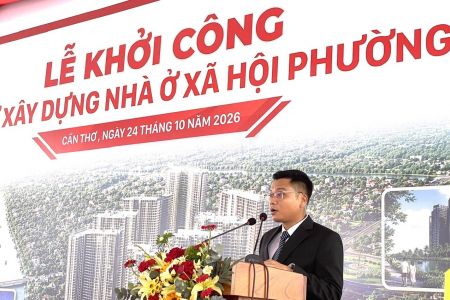 Khởi công xây dựng dự án nhà ở xã hội lớn nhất tại Cần Thơ