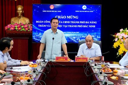 Đoàn công tác thành phố Đà Nẵng thăm và làm việc tại thành phố Bắc Ninh