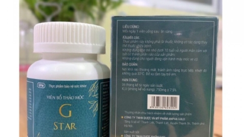 Viên bổ thảo mộc G - Star - “Một vốn bốn mươi lời”