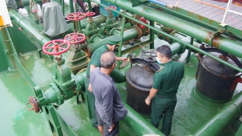 Bà Rịa-Vũng Tàu: Tạm giữ tàu chở 200 m3 dầu D.O không rõ nguồn gốc