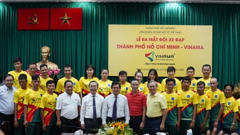 TP. HCM: Đội xe đạp Thành phố có nhà tài trợ mới