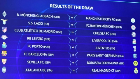 Vòng 1/8 Champions League: Chelsea đụng Atletico, Barca đấu PSG