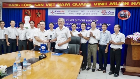 Phân định ranh giới quản lý, phối hợp xử lý kiểm tra các sự cố liên quan lưới điện cao thế tại Tỉnh Bình Dương và TP.Hồ Chí Minh