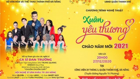 Đà Nẵng: Tổ chức “Xuân yêu thương - Chào năm mới 2021”