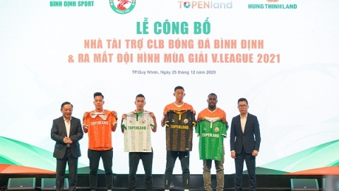 Topenland và Hưng Thịnh Land tài trợ 300 tỷ cho CLB bóng đá Topenland Bình Định