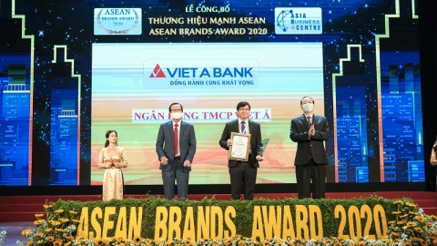 VietABank vinh dự nhận giải thưởng Thương hiệu mạnh ASEAN
