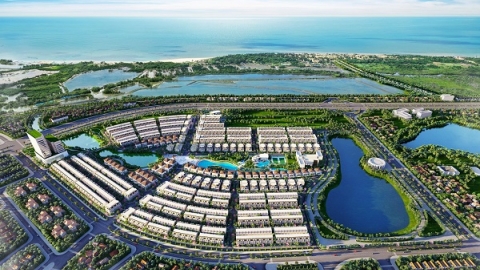 Cất nóc nhà phố vườn thuộc giai đoạn 1 dự án La Vida Residenes