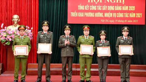 Công an tỉnh Phú Thọ triển khai nhiệm vụ công tác xây dựng Đảng năm 2021
