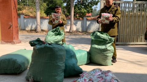 Quản lý thị trường Lạng Sơn phát hiện, thu giữ 9.000 chiếc chân gà nhập lậu