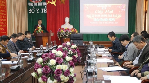 Sở Y tế Vĩnh Phúc gặp mặt các cơ quan thông tấn, báo chí nhân dịp Xuân Tân Sửu 2021