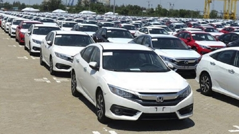 Gần 6.000 ô tô nguyên chiếc được nhập khẩu về nước trong tháng 1/2021