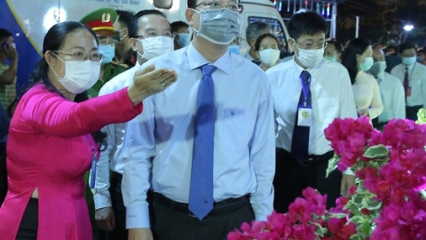 Chợ hoa Xuân Tết Tân Sửu - TP. HCM: Ngập tràn sắc hoa