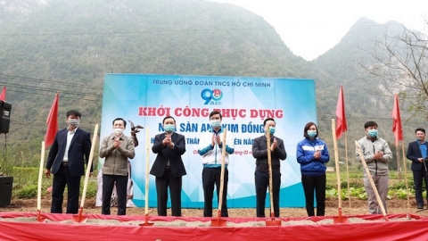Khởi công phục dựng "Nhà sàn anh Kim Đồng" tại Cao Bằng