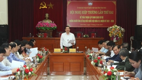 Ủy ban MTTQ tỉnh Vĩnh Phúc tổ chức Hội nghị hiệp thương lần thứ hai