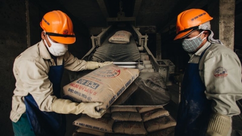 Sản lượng tiêu thụ các sản phẩm xi măng ước đạt 22,31 triệu tấn trong tháng 3/2021