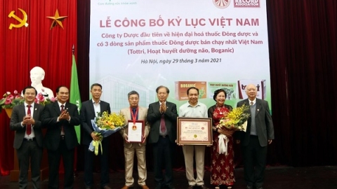 Traphaco xác lập kỷ lục "Công ty dược số 1 về thuốc Đông dược"