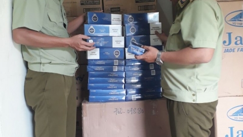 Phú Yên: Tạm giữ 500 bao thuốc lá điếu nhập lậu nhãn hiệu 555