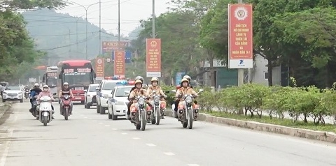 CSGT Cao Bằng: Ra quân bảo đảm trật tự an toàn dịp lễ 30/4 - 1/5