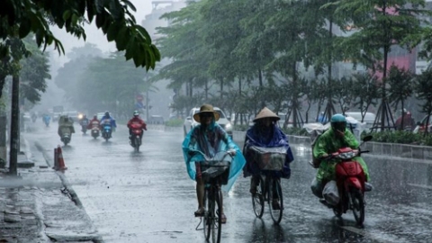 Dự báo thời tiết đêm 15 và ngày 16/4: Bắc Bộ và Bắc Trung Bộ có mưa rào và dông