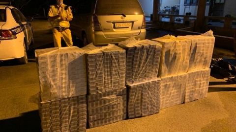 Cục CSGT vừa phát hiện và thu giữ số lượng lớn thuốc lá nghi nhập lậu