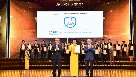 PTI là doanh nghiệp bảo hiểm đầu tiên đạt giải thưởng Sao Khuê