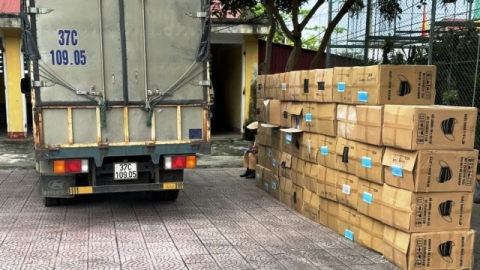 Hà Tĩnh: Hơn 120 nghìn khẩu trang không rõ nguồn gốc xuất xứ trên xe tải