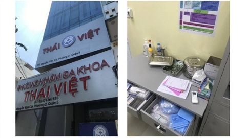 TP.HCM: Phòng khám đa khoa Thái Việt bị đình chỉ 18 tháng vì hoạt động không phép
