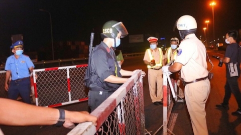 TP. HCM: 12 chốt kiểm dịch tại các cửa ngõ bắt đầu hoạt động