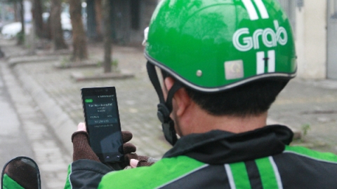 Grab tăng giá cước dịch vụ xe hai bánh tại Hà Nội