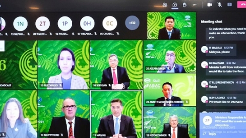 Hội nghị Bộ trưởng Thương mại APEC lần thứ 27: Nhiều biện pháp ứng phó với đại dịch Covid-19