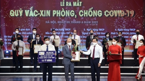 PVcomBank tiếp tục đóng góp 15 tỷ đồng phòng, chống Covid-19