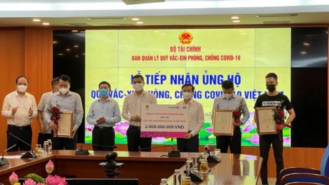 Vietlott ủng hộ 2 tỉ đồng vào Quỹ Vaccine phòng chống Covid-19