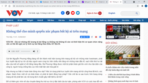 Hội Nhà báo đề nghị xử lý nghiêm các đối tượng tấn công Báo điện tử VOV