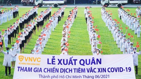 Hệ thống Trung tâm tiêm chủng VNVC hỗ trợ TPHCM 100 đội tiêm vaccine Covid-19