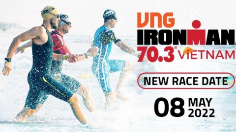 Giải thi đấu 3 môn phối hợp VNG IRONMAN 70.3 Việt Nam dời lịch do dịch COVID-19