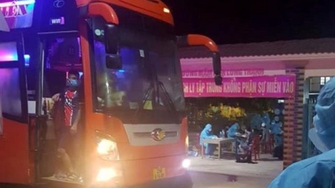 Nhà xe San Hiền tiếp tục chở khách từ vùng dịch đang thực hiện Chỉ thị 16