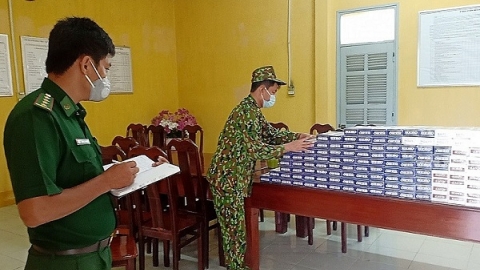 An Giang: Thu giữ gần 5.000 bao thuốc lá nhập lậu