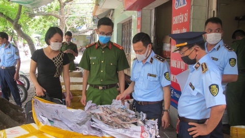 Nam Định: Phát hiện gần 500 kg thực phẩm không rõ nguồn gốc